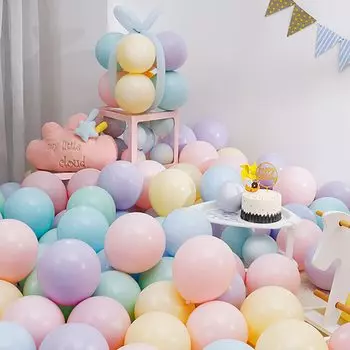 Воздушные шары BTZO 100 штук 10 дюймов круглые макаронные цветные резиновые шары пастельные коврики украшения день рождения свадьба украшение магазина вечеринка спортивный день
