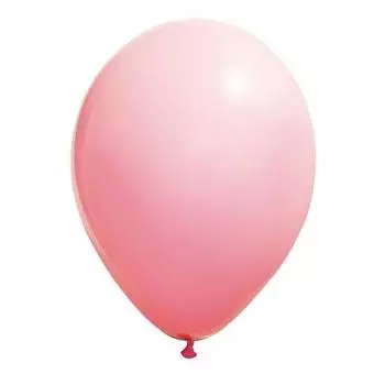 Воздушные шары Happy Balloons круглые, однотонные розовые, 100 шт.. Корейские популярные игрушки