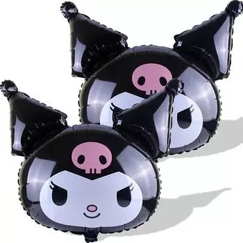 Воздушные шары Jumbo Kuromi, разноцветные, 2 шт.