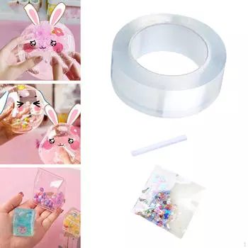 Воздушные шары с пузырьками, выдувная лента, клейкая обучающая игрушка с креплением для изображения 3cm Wide 1m Long