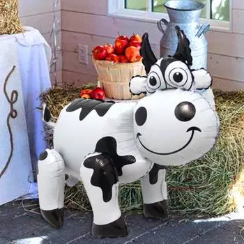 Воздушные шары в виде животных 4d, вечеринка с животными в джунглях, день рождения, тема фермы, лесная вечеринка, украшение игрушек Other