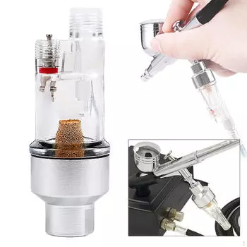 Воздушный фильтр Airbrush Mini, сепаратор для распыления краски, легкий, влаго- и маслоотделитель для