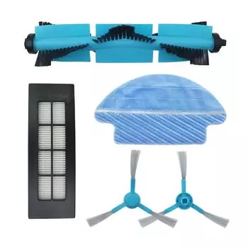 Воздушный фильтр Hepa для робота-пылесоса Cecotec Conga 3090, запасные части, тканевая швабра, ролик с боковой щеткой, основной ролик