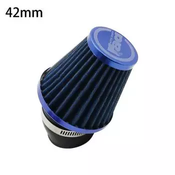 Воздушный фильтр с изгибом локтя и шеи, универсальный впускной патрубок мотоцикла, воздушный фильтр мотоцикла, мотоцикл 42mm-blue