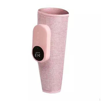 Воздушный компрессионный массажер для ног для мужчин и женщин, регулируемые обертывания розовый