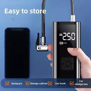 Воздушный компрессор Воздушный насос для автомобиля Портативный насос для накачивания шин Электрический насос для мотоцикла Воздушный компрессор для автомобиля Мотоциклы Велосипеды