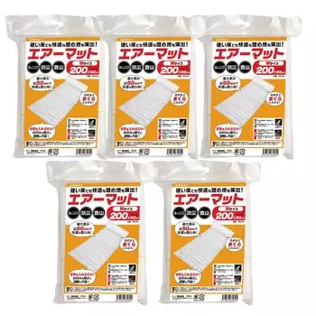 Воздушный коврик для кемпинга и предотвращения стихийных бедствий, размер M, набор из 5 штук, простой, легкий, компактный, [200 см],