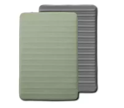 Воздушный коврик для кемпинга, надувной коврик, двойной, автоматический, надувной матрас, 10 см, чехол для хранения, в комплекте, палатка для кемпинга, пляжная кровать, оливковый оливковый