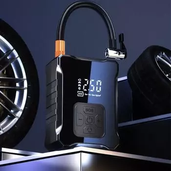 Воздушный насос для накачивания шин, автомобильный проводной/беспроводной цифровой дисплей, насос для накачивания шин, 1 шт., для мотоциклов, лодок, авто, шарики для шин