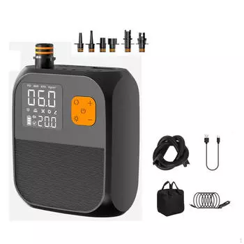 Воздушный насос Компрессор SUP Беспроводной инструмент Компактный экономящий место насос Оборудование для накачивания A