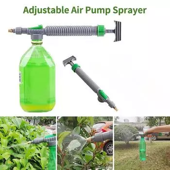 Воздушный насос ручной распылитель высокого давления регулируемая бутылка для напитков распылительная головка насадка для полива дома и сада инструмент для распыления Random color