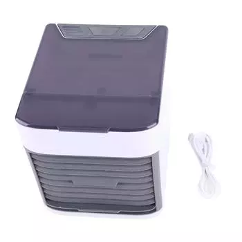Воздушный охладитель Мини-кондиционер Вентилятор USB-питание Увлажнитель Очиститель для автомобиля Офиса Дома