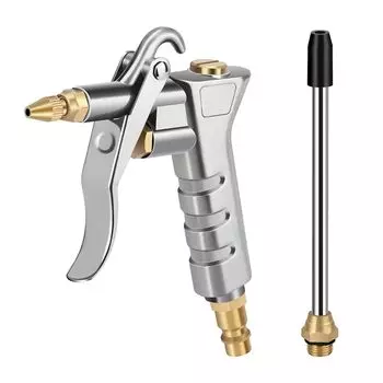 Воздушный пылеуловитель Воздушный пылеуловитель Воздушный инструмент Насадка 12 см Сильный металлический Регулировка потока Чистка салона автомобиля Чистка мебели Промышленная пыль