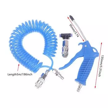 Воздушный распылитель Пистолет-распылитель Шланг для грузовика Пылесос Чистая насадка Набор инструментов для распыления краски для автомобиля