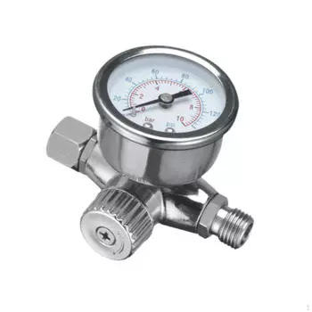 Воздушный регулирующий клапан с манометром для Hvlp 0-140 PSI запасные части регулируемые тонкая работа