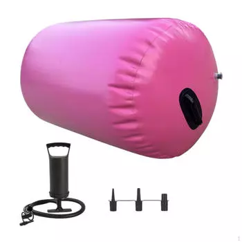 Воздушный роликовый гимнастический тренажер Barrel Back Handspring Trainer Надувной кувырок для детей и взрослых 0.6mx0.8m