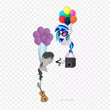 Воздушный шар Derpy Hooves Twilight Iron on Heat Transfer Printing, виниловые нашивки, наклейки для одежды, аппликации «сделай сам», моющиеся нашивки