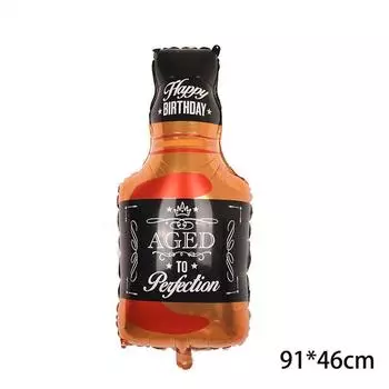 Воздушный шар для украшения свадебной вечеринки на день рождения, бутылка виски, стеклянная форма, большой воздушный шар из алюминиевой пленки, тематическая сцена, креативные украшения, воздушный шар