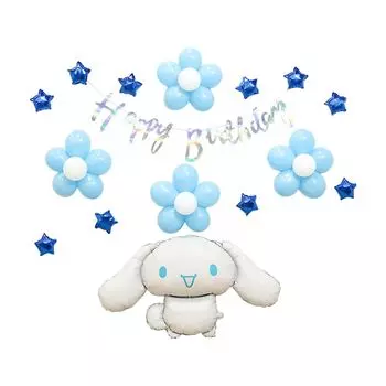 Воздушный шар frontier Набор воздушных шаров на день рождения Sanrio Character My Melody Kuromi Cinnamoroll Pochacco Hangyodon Набор украшений на день рождения Воздушные шары Товары из воздушных шаров