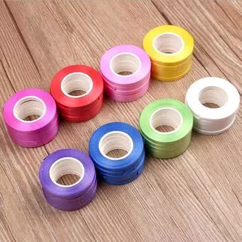 Воздушный шар из атласной ленты, свадебный бант, сделай сам, день рождения, фестиваль, украшения для вечеринки, 1 рулон 0.5cm*200m