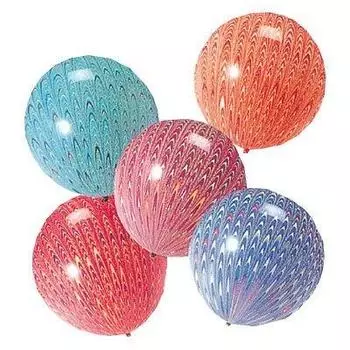 Воздушный шар павлин из латекса Suzuki (Удар Хагоромо) [Оптовая закупка/50 шт.]