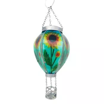 Воздушный шар подвесной солнечный фонарь водонепроницаемый мерцающее пламя (подсолнух)