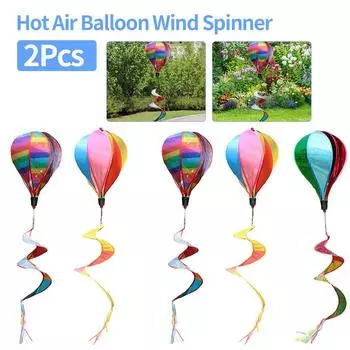 Воздушный шар, Спиннер ветра, Радуга, ветряная мельница, орнамент, вихрь ветра, уличная спиральная ветряная мельница для дома, сада, декор газона