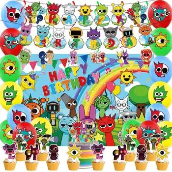 Воздушный шар Sprunky Украшение на день рождения Набор из 37 воздушных шаров Украшения С ДНЕМ РОЖДЕНИЯ Украшения для девочек и мальчиков Набор украшений Товары для празднования годовщины