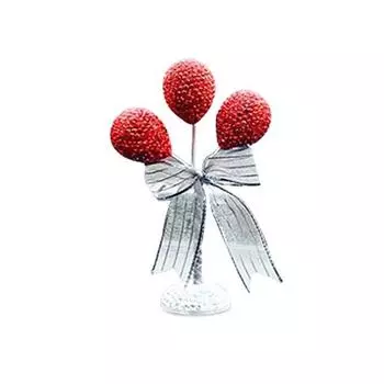 Воздушный шар Urbanca с бриллиантовой лентой, красный, 1 шт., корейский аксессуар для автомобиля