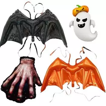 Воздушный шар в виде крыла летучей мыши на Хэллоуин, призрак, сломанная рука, привидение, фестиваль, сцена, макет, украшение, воздушный шар для вечеринки suit