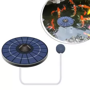 Воздушный шланг Bubble Stone Solar Power Pond Aerator Oxygen Pump