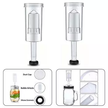 Воздушный шлюз с выпускным клапаном и люверсом, трехкомпонентный воздушный шлюз