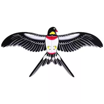 Воздушный змей для детей и взрослых. Легко летать. Семейные игры и развлечения на свежем воздухе. разноцветный