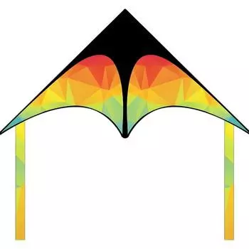 Воздушный змей с длинным хвостом и большим дельтавидным змеем, хорошо летающий, пластиковый, летающий, новый, легко управляемый воздушный змей для детей и взрослых