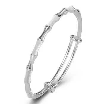 Возлюбленная детства, новый браслет для пары из бамбука в китайском стиле с пескоструйной обработкой, легкая роскошь, нишевый дизайн, высококачественный и универсальный браслет Adjustable size