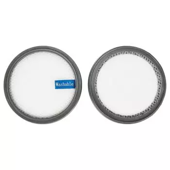 Возобновляемая очистка вакуумных фильтров Простая установка Изысканный и деликатный 2pcs