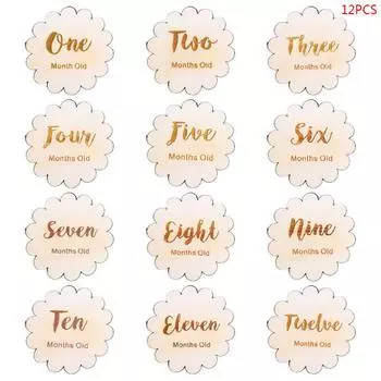 Возрастные карты моего первого ребенка 0-12 месяцев с картинками, фотокарточки, сувениры для младенцев, новорожденных, подарки на память
