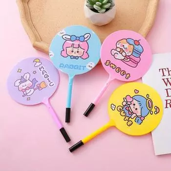 Возвращение в школу, сезон 10 шт. 0,5 мм, ручка-веер Angel Elf, креативные канцелярские принадлежности, приз, подарок, инструмент для письма, шариковая ручка-веер фиолетовый