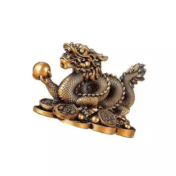 Впечатляющая коллекция статуй драконов добавит очарования домашнему офисному пространству