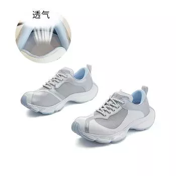 Впитывающая пленка снизу толстая подошва папины туфли женские летние 2025 новые сетчатые дышащие маленькие мужские увеличивающие рост повседневные универсальные трендовые туфли 35