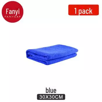 Впитывающая салфетка для чистки автомобиля - толстое, не оставляющее ворса полотенце для мытья Default