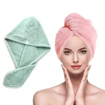 Впитывающая воду микрофибра, сухой тюрбан, полотенце для купания, шапочка для душа, женская сушка волос, быстросохнущая шапочка для полотенца для волос, шапка для ванны, суперпоглощающий тюрбан белый