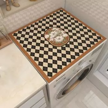 Впитывающий коврик для холодильника, напечатанный коврик для стола, защитный коврик для микроволновой печи, домашний коврик 4