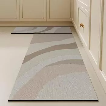 Впитывающий коврик для кухни, нескользящий коврик для пола, диатомовая грязь, впитывающий масло, коврики для ног, японский декоративный коврик для туалета и душа 50x80cm