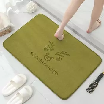 Впитывающий коврик для ног в ванной комнате, быстросохнущий коврик для ног в ванной комнате, для ванной комнаты, туалета, коврик для пола в ванной комнате, одеяло 40cm*60cm