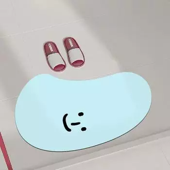 Впитывающий коврик для пола в ванную комнату, коврик для ног в туалет, амортизирующий коврик для туалета, быстросохнущий нескользящий коврик 40*60cm