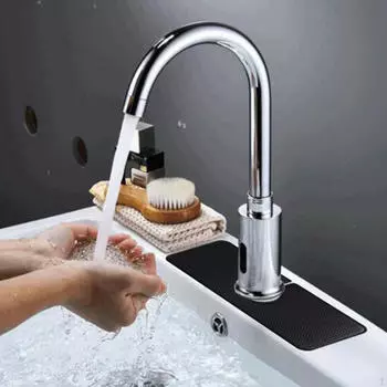 Впитывающий коврик для смесителя, сушка для раковины, аксессуары для ванной и кухни Green B_40x15x1cm