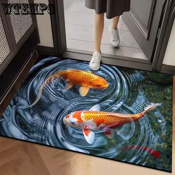 Впитывающий коврик для ванной комнаты и туалета, противоскользящий и износостойкий коврик для ног, коврик для входной двери 40cm*60cm