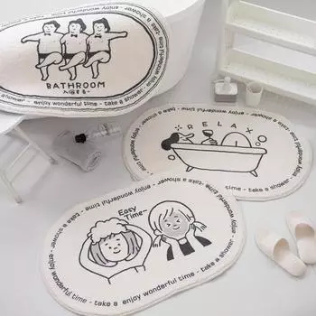 Впитывающий коврик для ванной, коврик для двери, ковры, входные коврики, балкон, крыльцо, коврики для гостиной, ванной комнаты, напольный коврик для Tapis Salle De Bain L60xW40cm