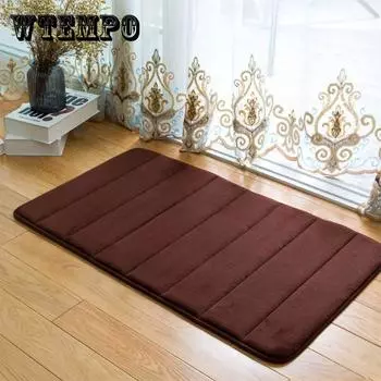 Впитывающий коврик для входной двери, дверной коврик, утолщенный нескользящий коврик для ванной комнаты, коврик для ног, ковер для спальни 40cm*60cm дубильная кора